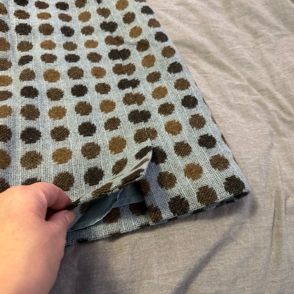 Wool with satin lining mod skirt - Picture 3 of 6